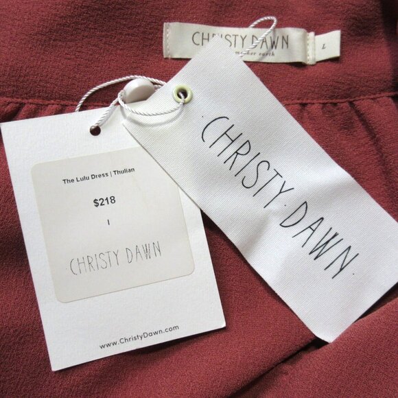 NWT Christy Dawn The Lulu in Thulian Tiered Prairie Maxi Tank Dress L - Picture 8 of 9